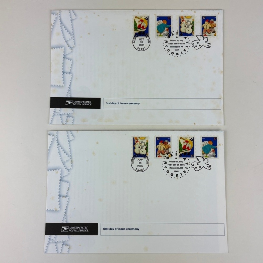 USPS 2005 Holiday Cookies First Day of Issue Ceremony Program & Envelope Set